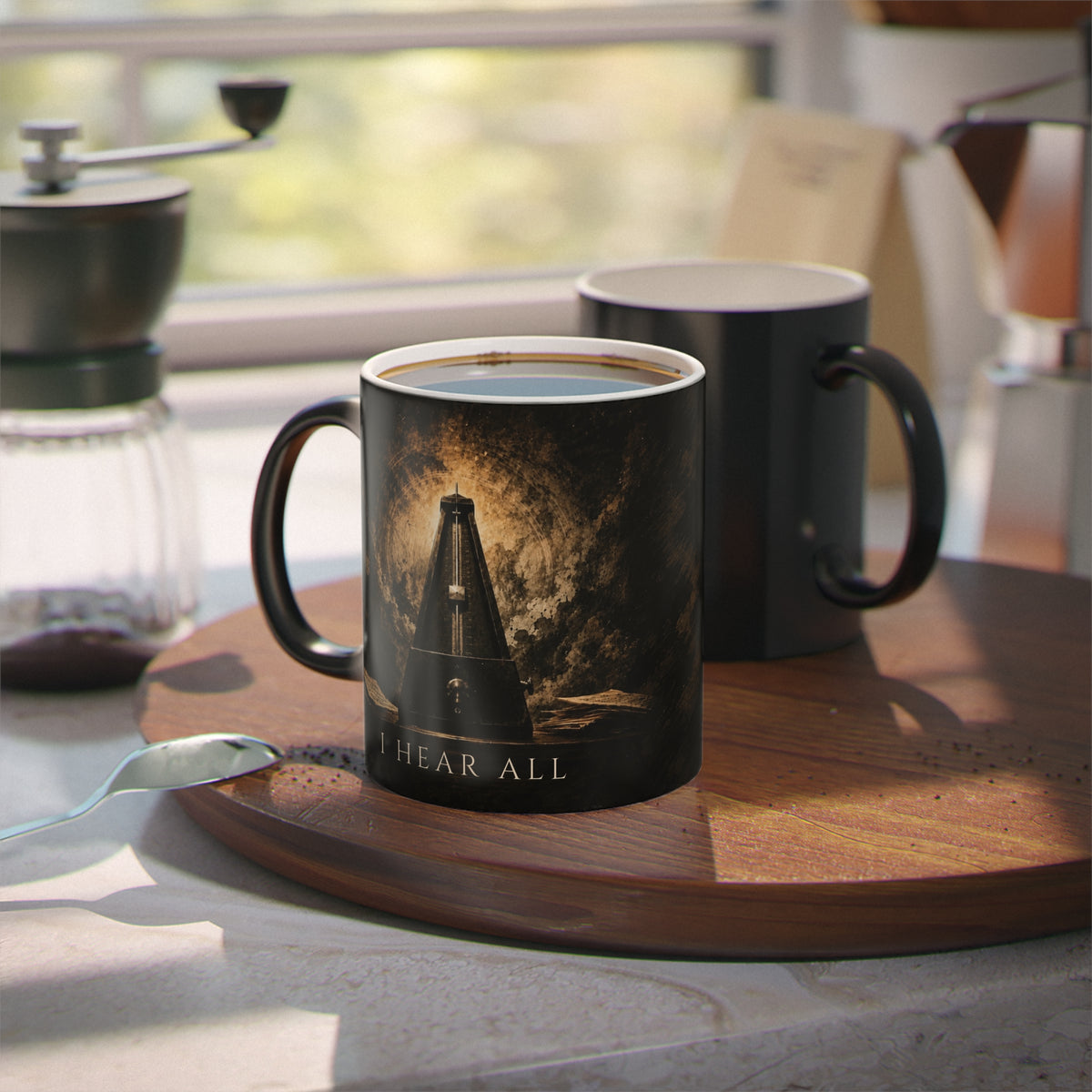 I Hear All – Heat-Reactive Piano Mug