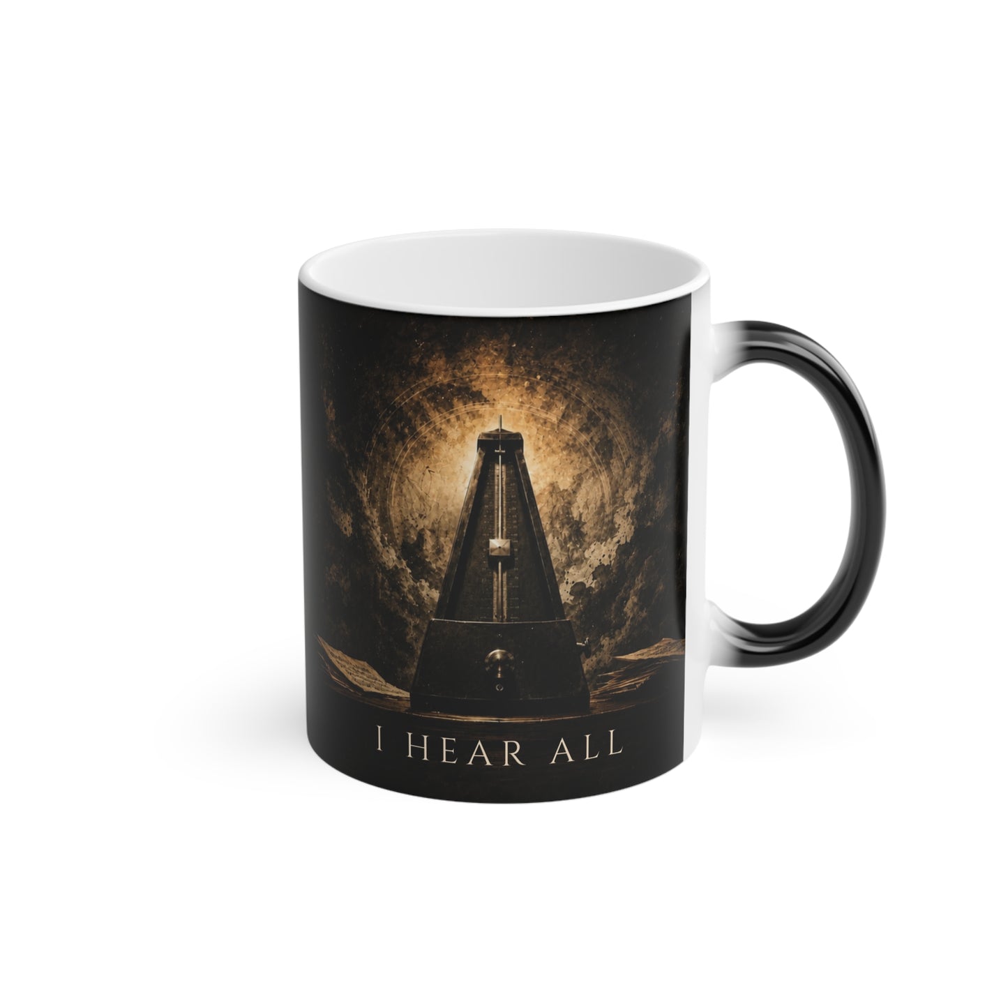 I Hear All – Heat-Reactive Piano Mug