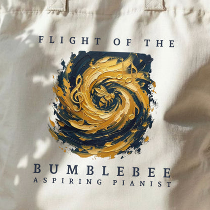 Flight of the Bumblebee – Piano Tote Bag for Aspiring Pianists