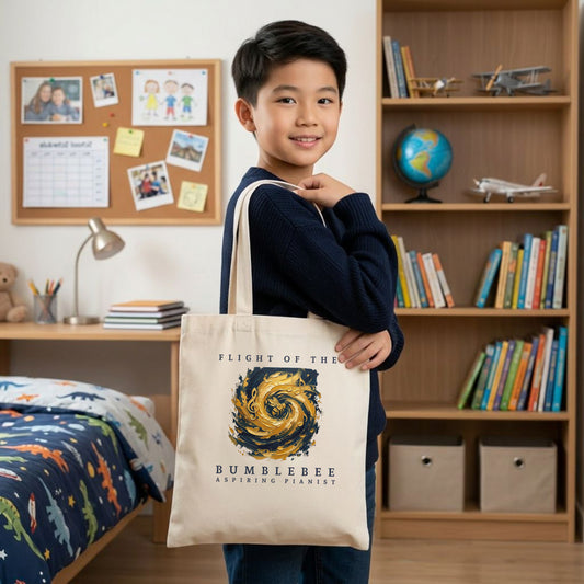 Flight of the Bumblebee – Piano Tote Bag for Aspiring Pianists