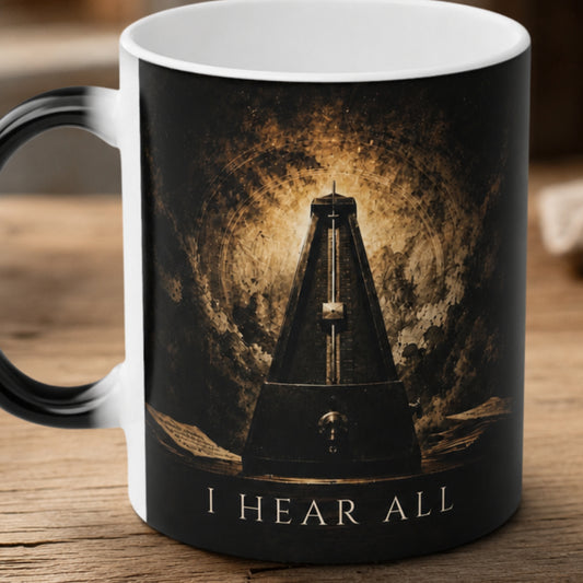I Hear All – Heat-Reactive Piano Mug