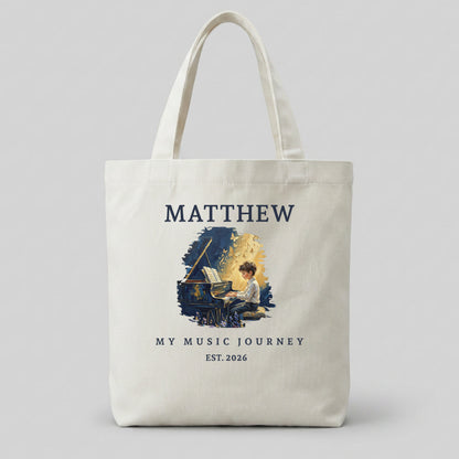 The Metamorphosis No. 2 – Personalised Piano Tote Bag for Boys