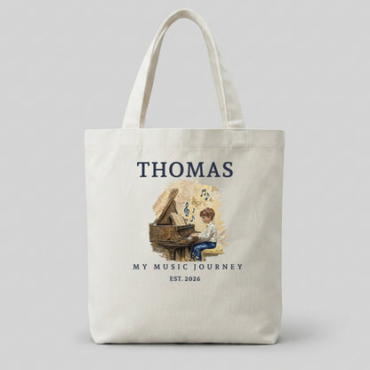 The Metamorphosis No. 2A – Personalised Piano Tote Bag for Boys