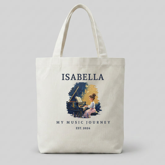 The Metamorphosis No. 1 – Personalised Piano Tote Bag for Girls