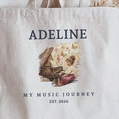 The Metamorphosis No. 1A – Personalised Piano Tote Bag for Girls