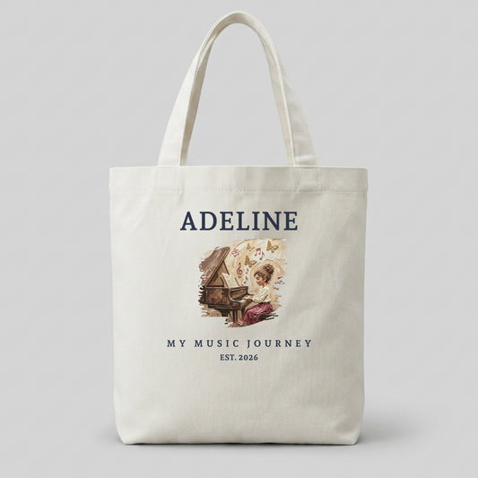 The Metamorphosis No. 1A – Personalised Piano Tote Bag for Girls