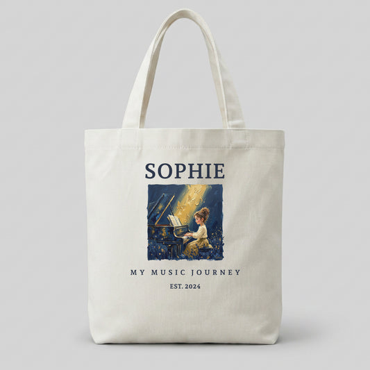 The Metamorphosis No. 3 – Personalised Piano Tote Bag for Girls