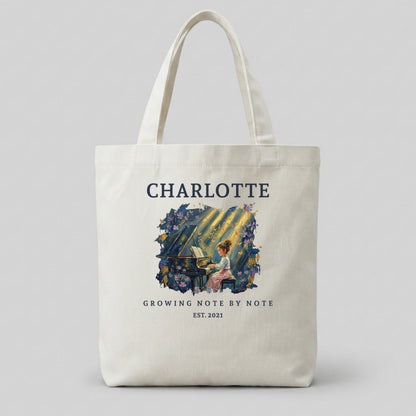 The Metamorphosis No. 5 – Personalised Piano Tote Bag for Girls