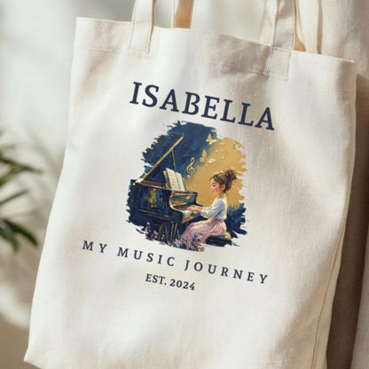 The Metamorphosis No. 1 – Personalised Piano Tote Bag for Girls