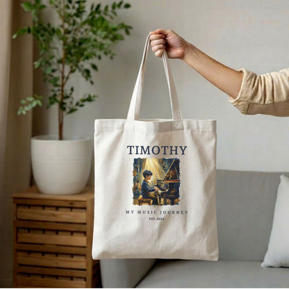 The Metamorphosis No. 4 – Personalised Piano Tote Bag for Boys