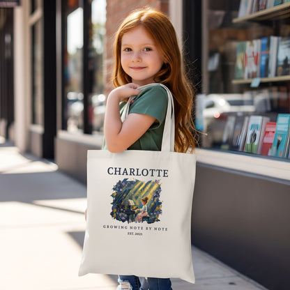 The Metamorphosis No. 5 – Personalised Piano Tote Bag for Girls