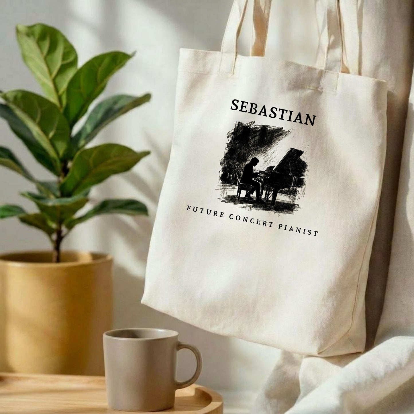 The Spotlight – Piano Tote Bag for Aspiring Pianists