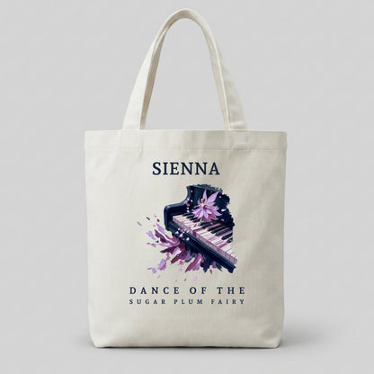 Dance of the Sugar Plum Fairy – Piano Tote Bag for Aspiring Pianists