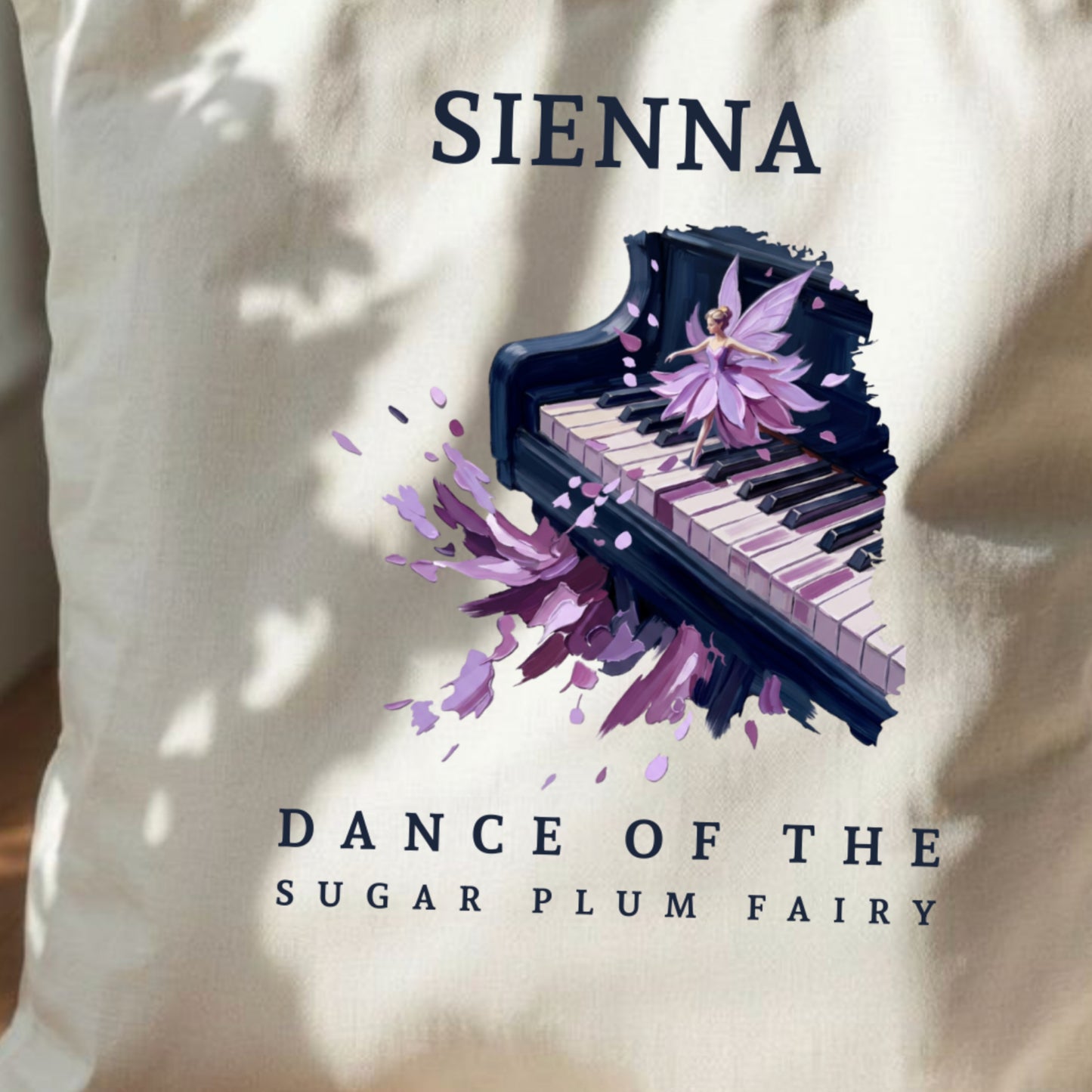 Dance of the Sugar Plum Fairy – Piano Tote Bag for Aspiring Pianists