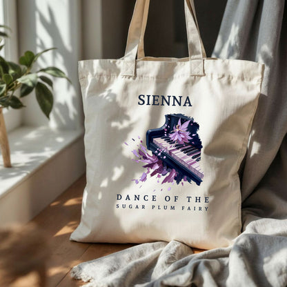 Dance of the Sugar Plum Fairy – Piano Tote Bag for Aspiring Pianists