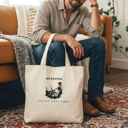 Tricky Bars First I – Piano Teacher Appreciation Tote Bag