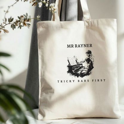 Tricky Bars First I – Piano Teacher Appreciation Tote Bag